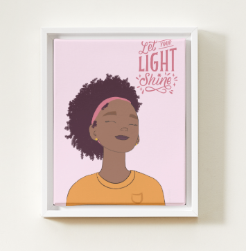 Let Your Light Shine – 16x20 Digital Wall Art Print (Unframed)